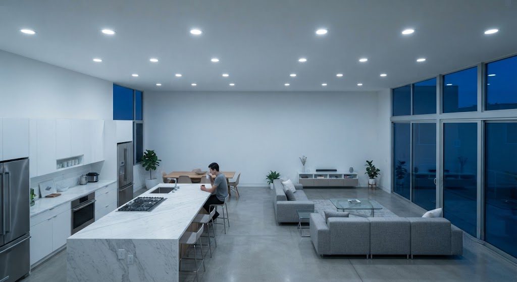 How to Light an Open-Plan Home Without Making It Look Like a Hospital