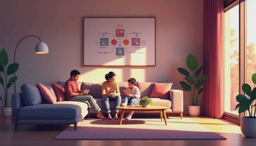 Visual context for smart home hub