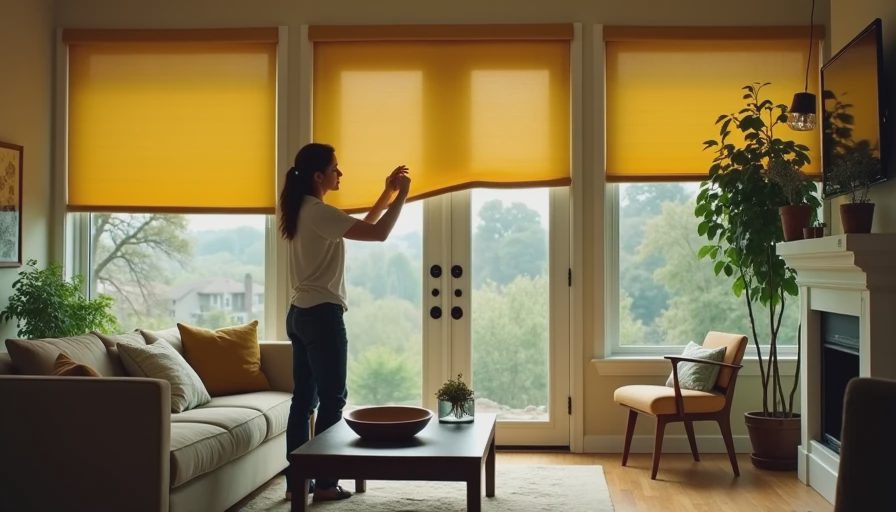 Visual context for solar shades