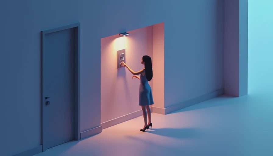 Visual context for motion sensor light switch