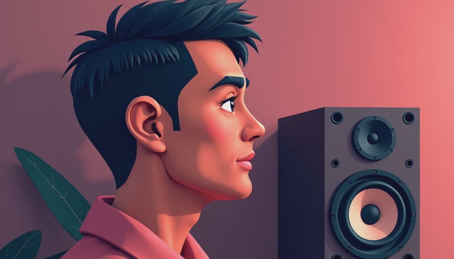 Illustration for stereo system