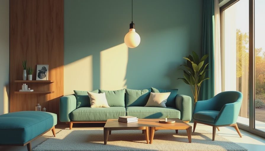 Visual context for lamp with smart bulb