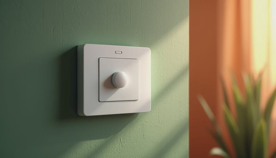 Visual context for motion sensor detector light switch